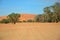 Sandy road in Namibia