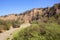 Sandy rock faces in morni hills