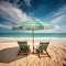 Sandy seclusion, beach, sun, sea, and the perfect spot for umbrella and chairs