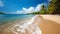 Sandy serenade, enchanting tropical beach, soft sands, and tranquil beach serenade