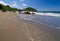 Sandy shore on the California Coast