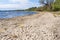 Sandy shores of lake champlain at alburgh dunes state park