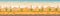 Sandy and stony hot desert panorama landscape cartoon vector illustration background