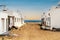 Sandy streets in Caleta del Sebo, La Graciosa, Canary Islands