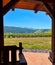 Sanford Winery porch vineyards California