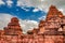 Sangameshwara temple pattadakal breathtaking stone art from different angle with amazing sky