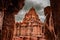 Sangameshwara temple pattadakal breathtaking stone art from different angle with amazing sky