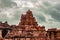 Sangameshwara temple pattadakal breathtaking stone art from different angle with dramatic sky