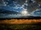 Sangre de Christo Mountains at Night Seen From the Santa Ana Pueblo, New Mexico