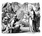 The Sanhedrin Trial of Jesus - He is Taken Before Annas, the Former High Priest vintage illustration