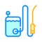 Sanitation equipment color icon vector isolated illustration