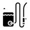 Sanitation equipment glyph icon vector illustration isolated