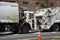 Sanitation trucks for collecting refuse NYC