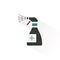 Sanitizer spray. Flat icon with beige shade. Pharmacy and cleaning  illustration