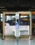 Sanitizing Station, Schipol Airport