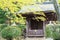 Sanjeong Temple with nice sakura at spring season