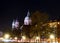 Sankt Lukas church in Munich at night