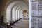 Sankt-Petersburg architecture corridor columns oldtown door light