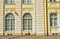 Sankt-Petersburg architecture historical building windows yellow wall sunlight outdoor travel