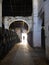 SANLUCAR DE BARRAMEDA, SPAIN - APRIL 12, 2015 - Cigarrera Wine cellar. The traditional rules employed during the process of making