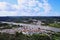 SanlÃºcar de Guadiana Spanish town and Portuguese Alcoutim on the banks of the Guadiana River.