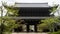 The Sanmon, colossal main gate entrance to the Chion-in Temple in Kyoto, Japan