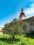 Sanpetru fortified Church in Sanpetru village, Transylvania, Rom