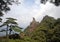 Sanqingshan Mountain in Jiangxi Province, China. View of Goddess Peak, a rocky outcrop on Mount Sanqing