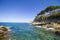 SANT`ANDREA beach with Crystal clean blue water