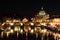 Sant\' Angelo Bridge and Basilica of St. Peter