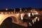 Sant\' Angelo Bridge at night