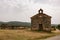 Sant`Angelo a Fasanella Italy, view of the countryside chapel, chapel of San Vito. Cilento. Countryside architecture. Stone