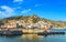 Sant Angelo village, beach and rocks in Ischia island. Campania, Italy