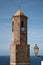 Sant Antonio abate church bell tower in Castelsardo