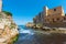 Sant`Elia, in the city of Santa Flavia, Sicily. Ancient maritime village near Palermo