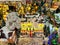 SANT\\\'ELPIDIO A MARE, ITALY - OCTOBER 18, 2023: Beautiful lemax christmas village at the interior of garden store