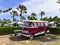 Sant Pere Pescador, Spain May 20 2023: The microbus and camper Mercedes at an exhibition in camping