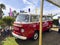 Sant Pere Pescador, Spain May 20 2023: The microbus and camper Volkswagen T1 Kombi at an exhibition in camping