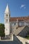 Sant Peter old church, town Supetar in Brac island In Croatia on Adriatic sea