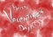 Sant valetine`s day greeting card