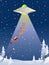 Santa Abducted by UFO