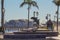 Santa Barbara Dolphin Statue Fountain California Beach Stearns Wharf