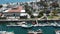 Santa Barbara Harbor Aerial Pan