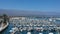 Santa Barbara Harbor and La Playa Stadium Fly over