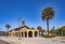 Santa Barbara Train Station was built in 1902 by the Southern Pacific Railroad in the Spanish Mission Revival Style