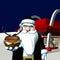 Santa In Black - Reindeer Burger 2