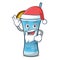 Santa blue hawaii mascot cartoon