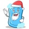 Santa blue soap character cartoon