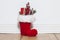 Santa Boots on floor