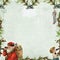 Santa Calling Christmas Scrapbook Paper Background